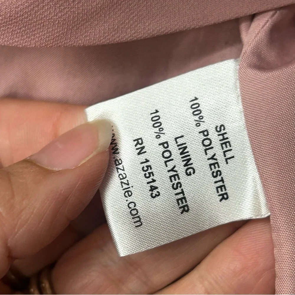 Azazie Millie dusty rose Maxi Dress - Picture 6 of 7